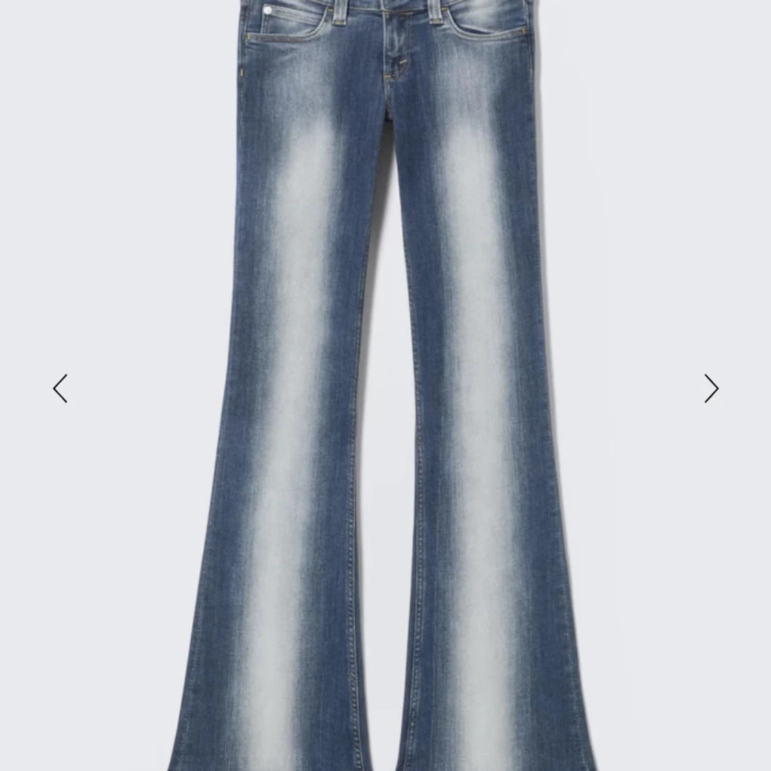 kvarg jeans bootcut lågmidjade 