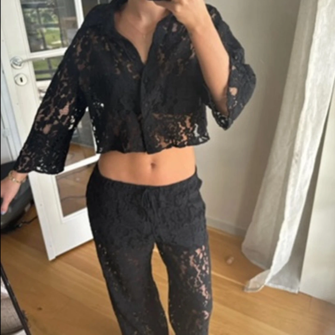 Spets sett zara så fint  - 1