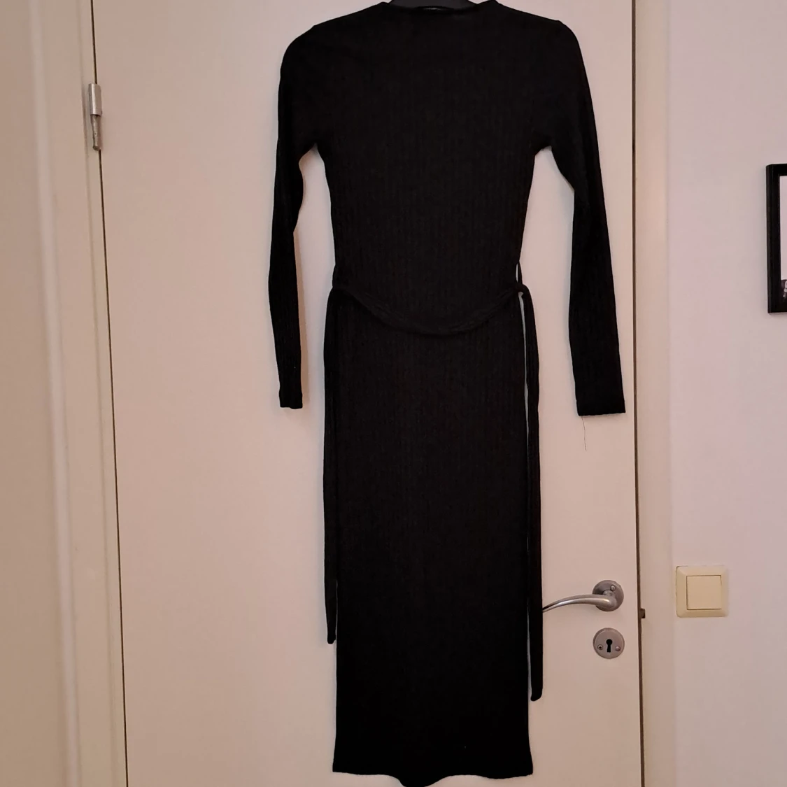 Svart ribbad långklänning NA-KD XS - 1