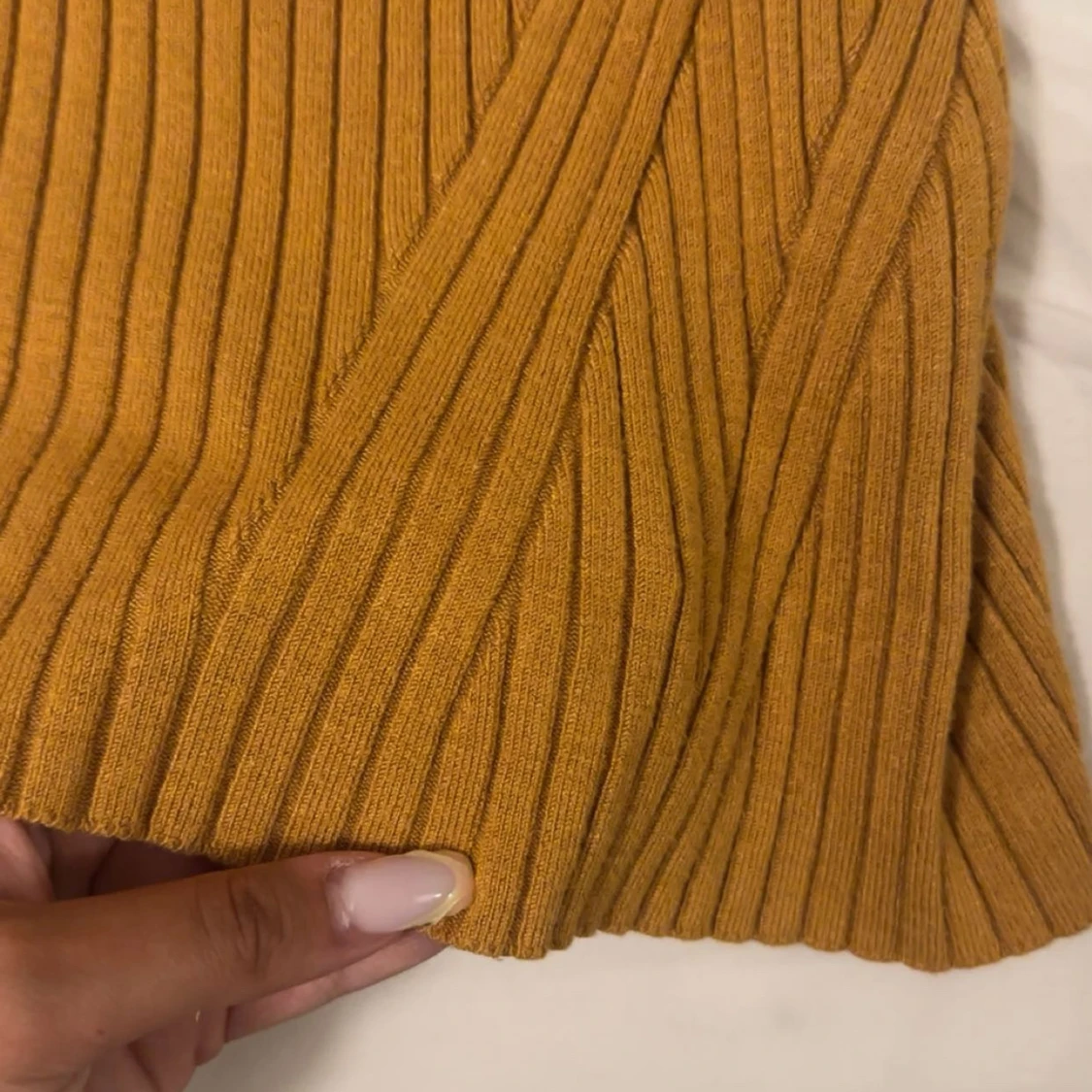 Orange långärmad tröja - 2