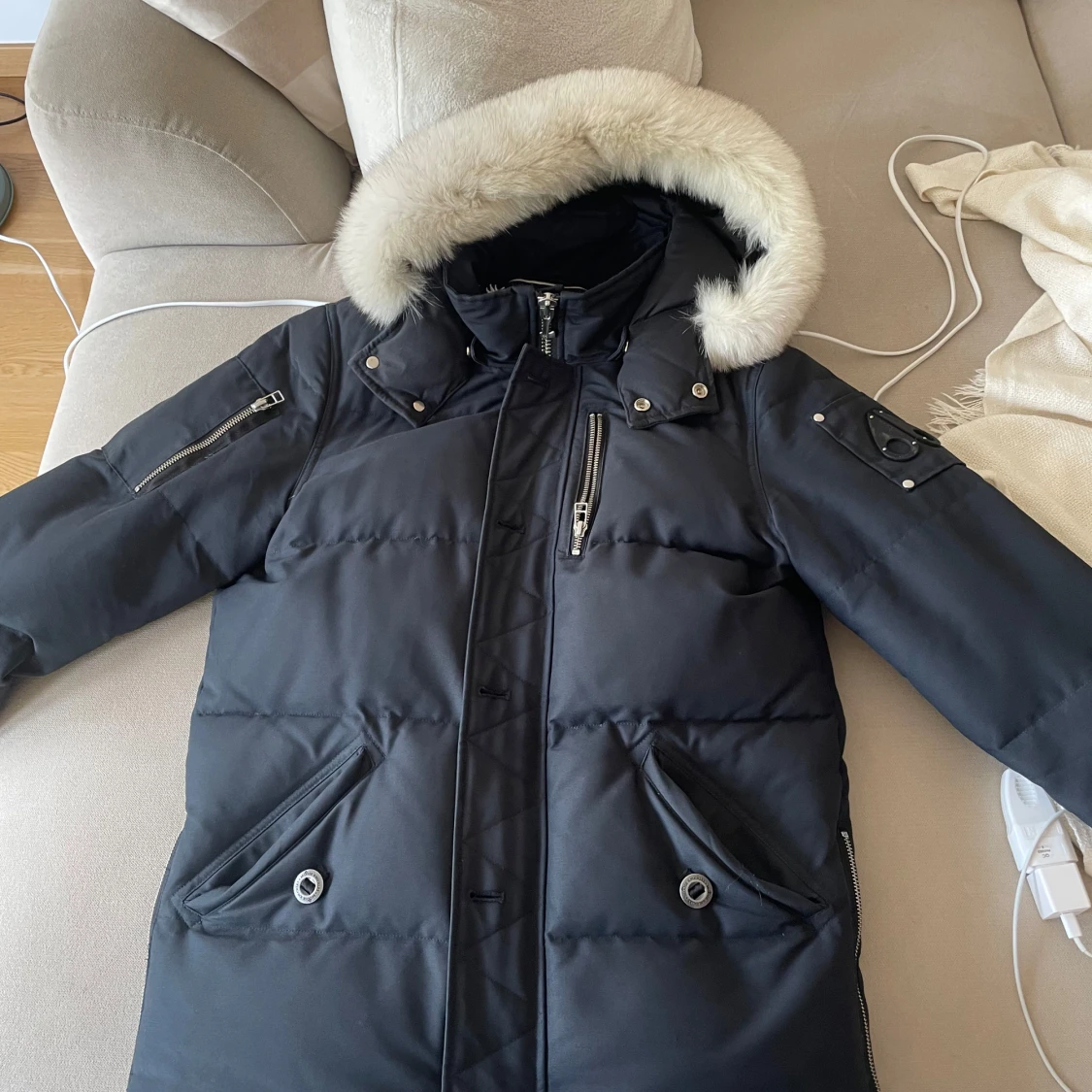 Svart dunjacka Moose Knuckles S - 2