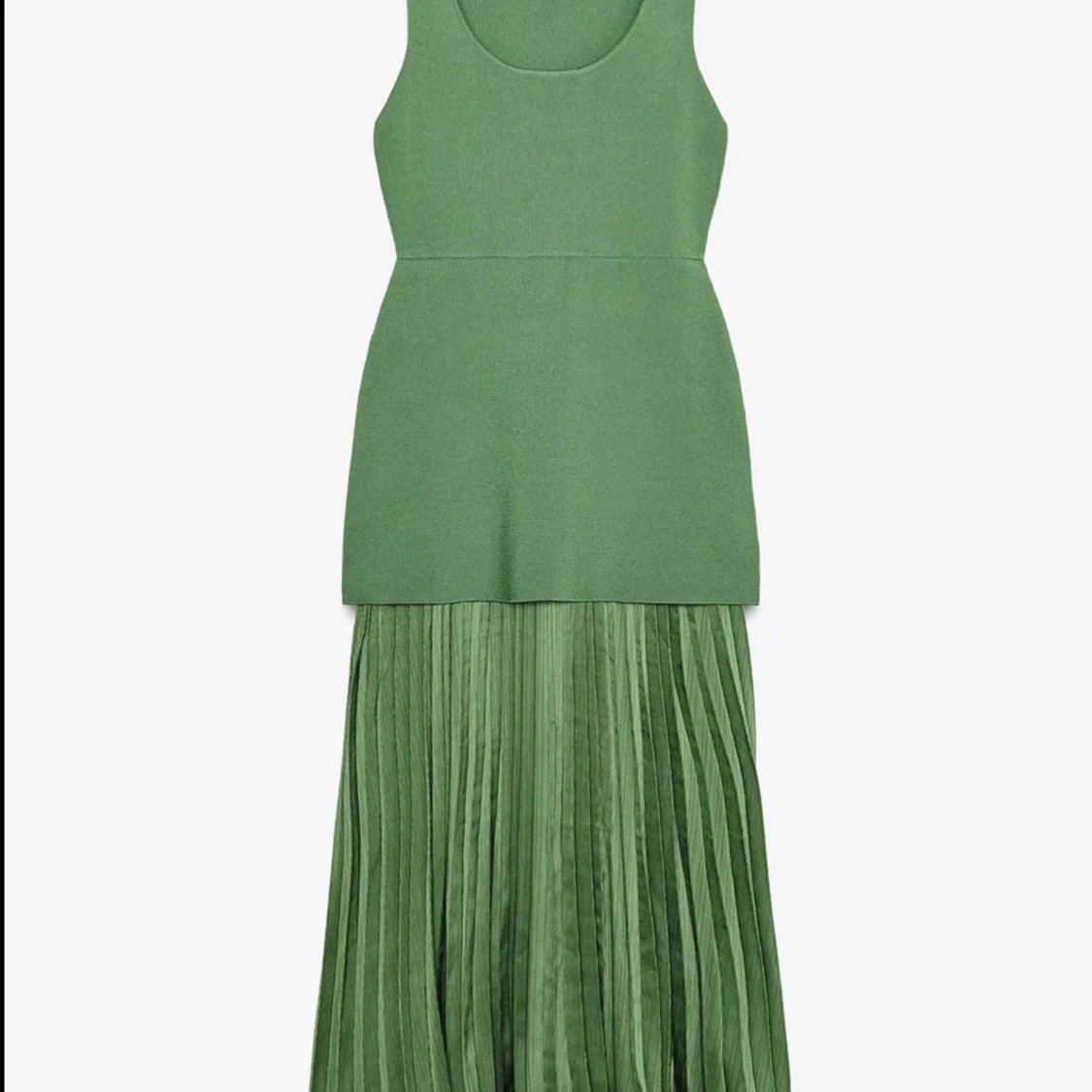 Grön långklänning från Zara - 4