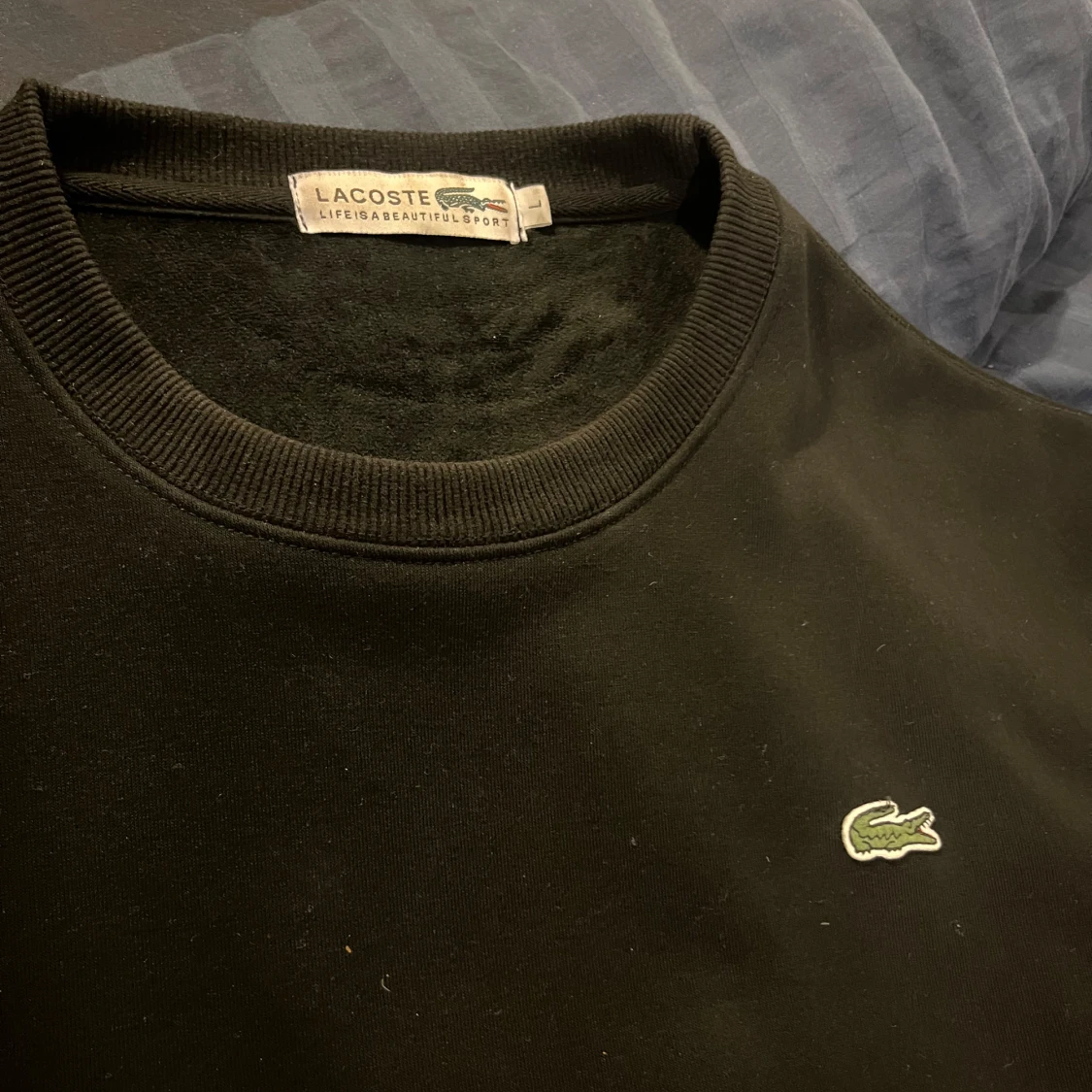 Svart sweatshirt från Lacoste - 1