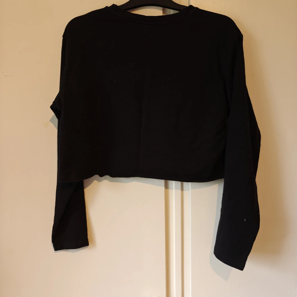 Svart croppad långärmad tröja Vans - 1