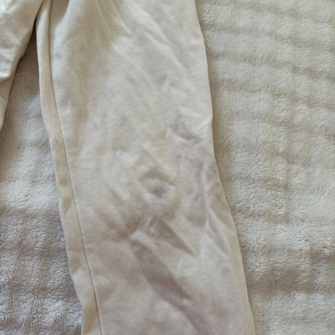 Vit croppad långärmad topp - 3