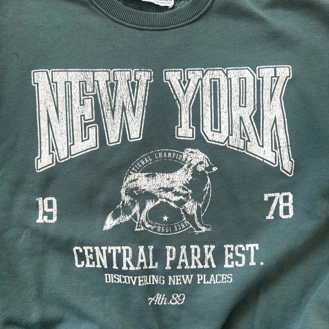 Bershka Sweatshirt Pullover Grön - 2