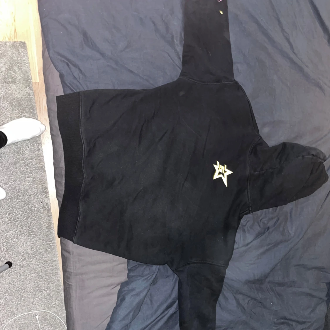 svart spider hoodie - 3