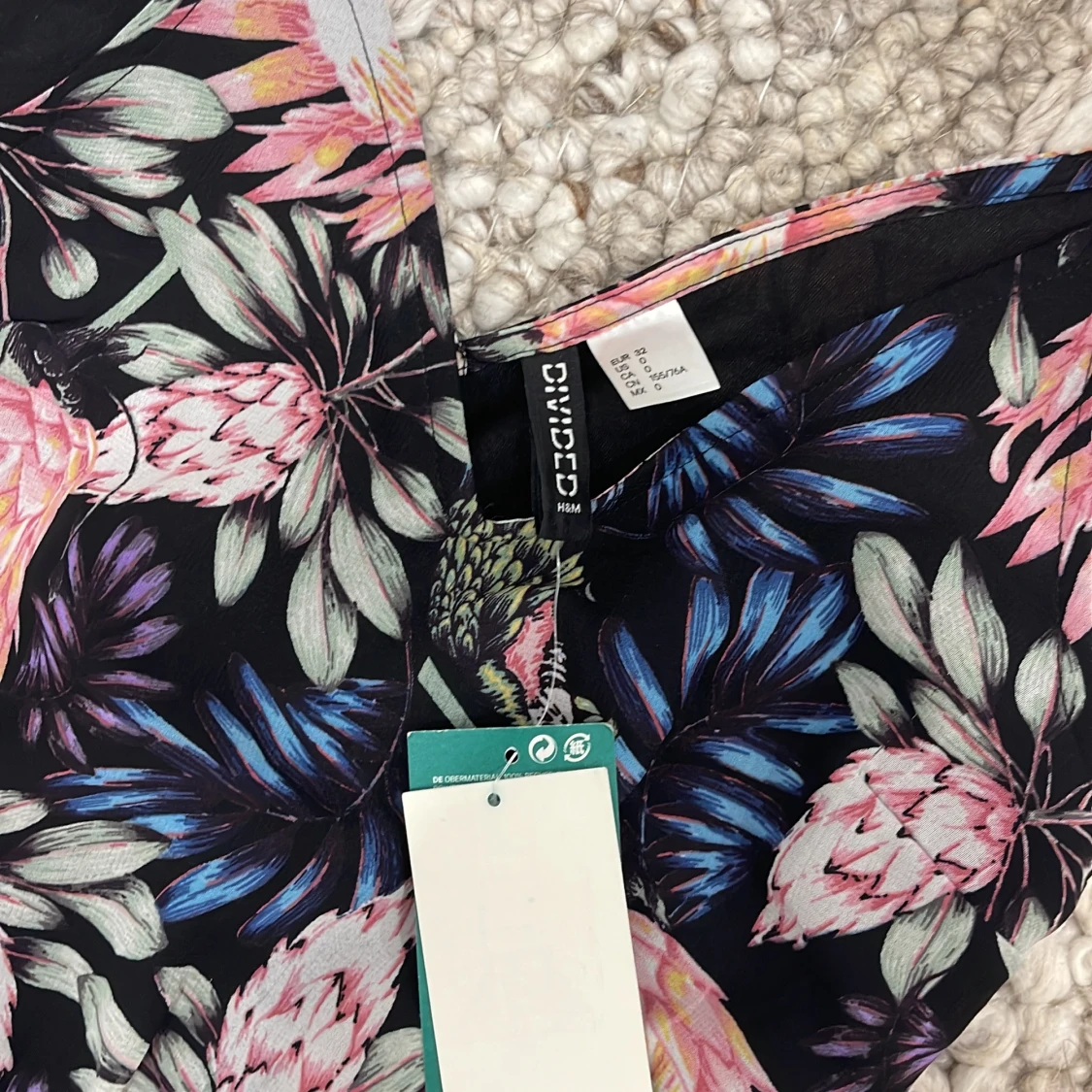 Blommig långklänning från H&M  - 3