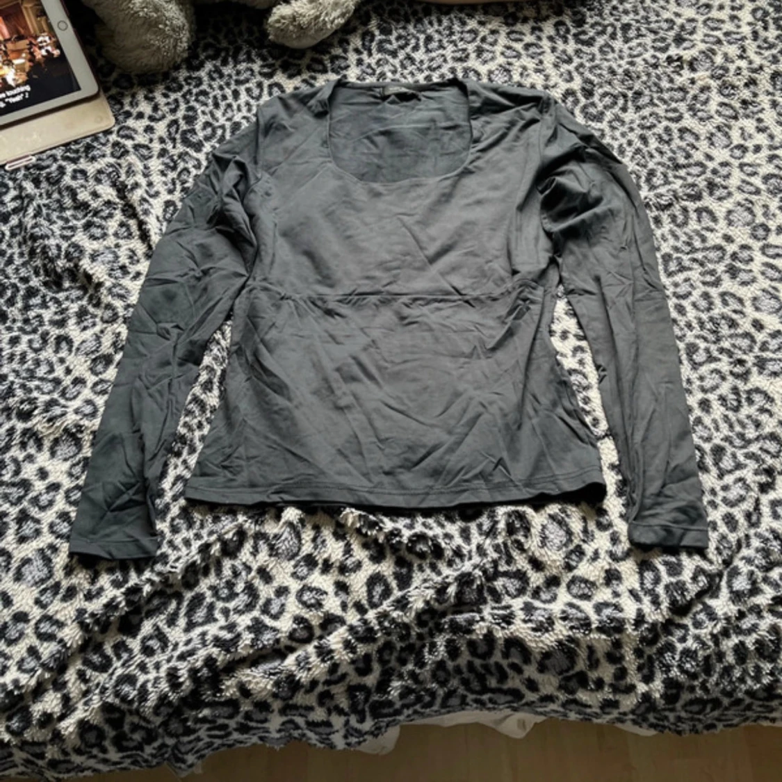 Svart långärmad topp 