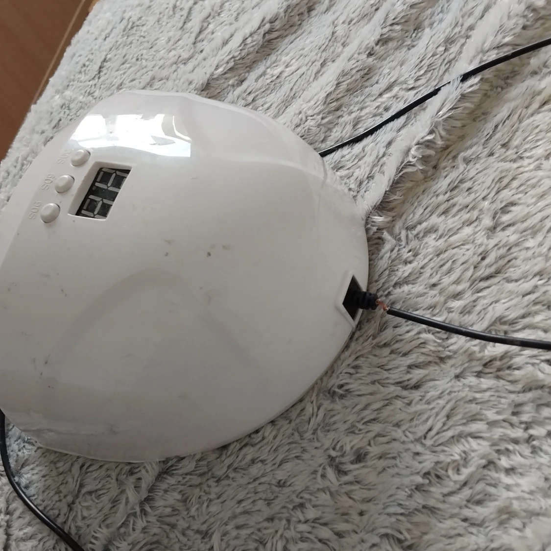 Vit UV-lampa för naglar med timer - 2