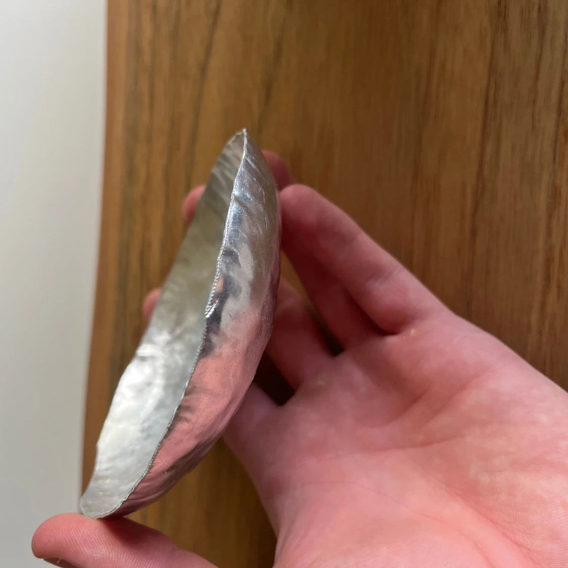 Handgjort silverfärgat armband - 3