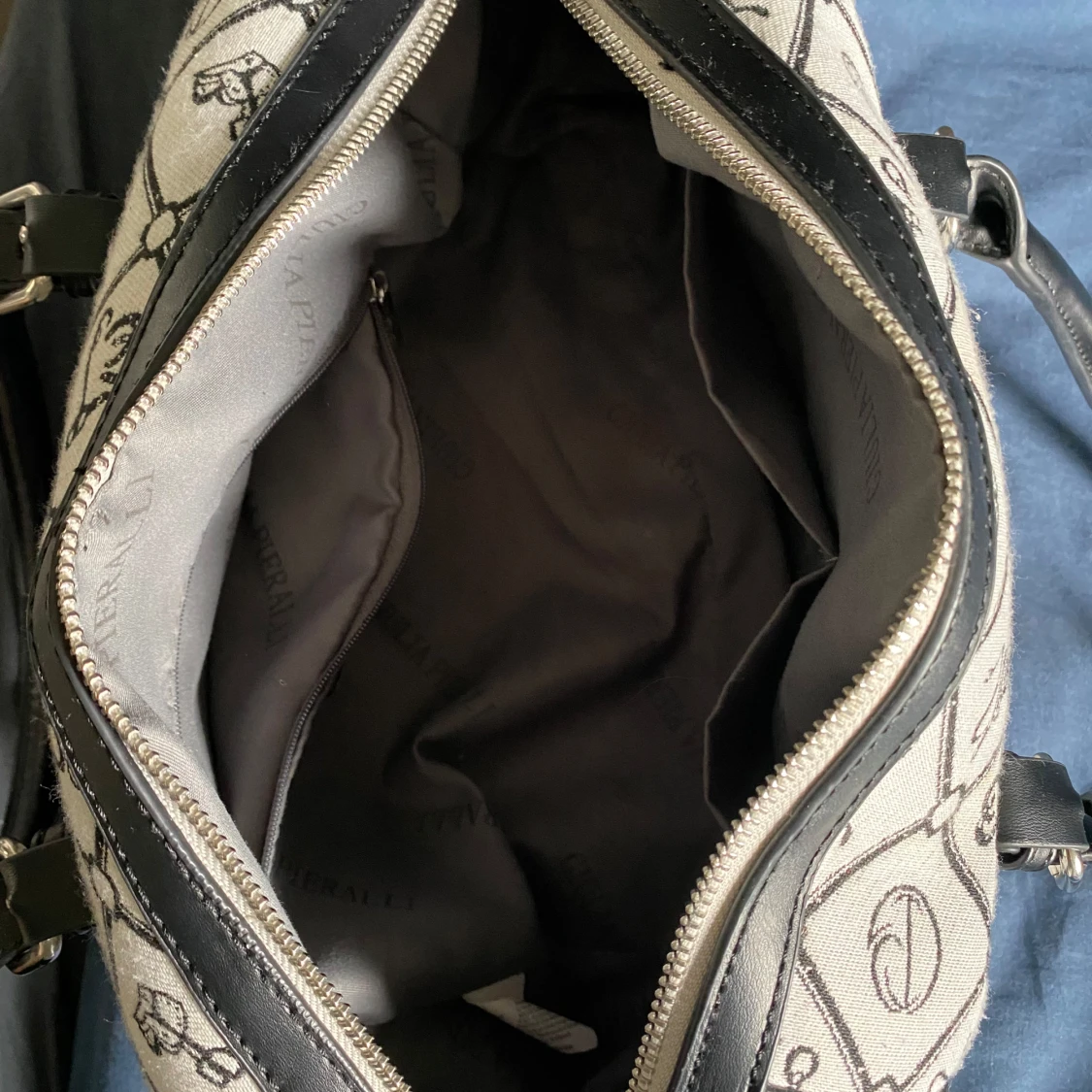 Vit och svart handväska - 3