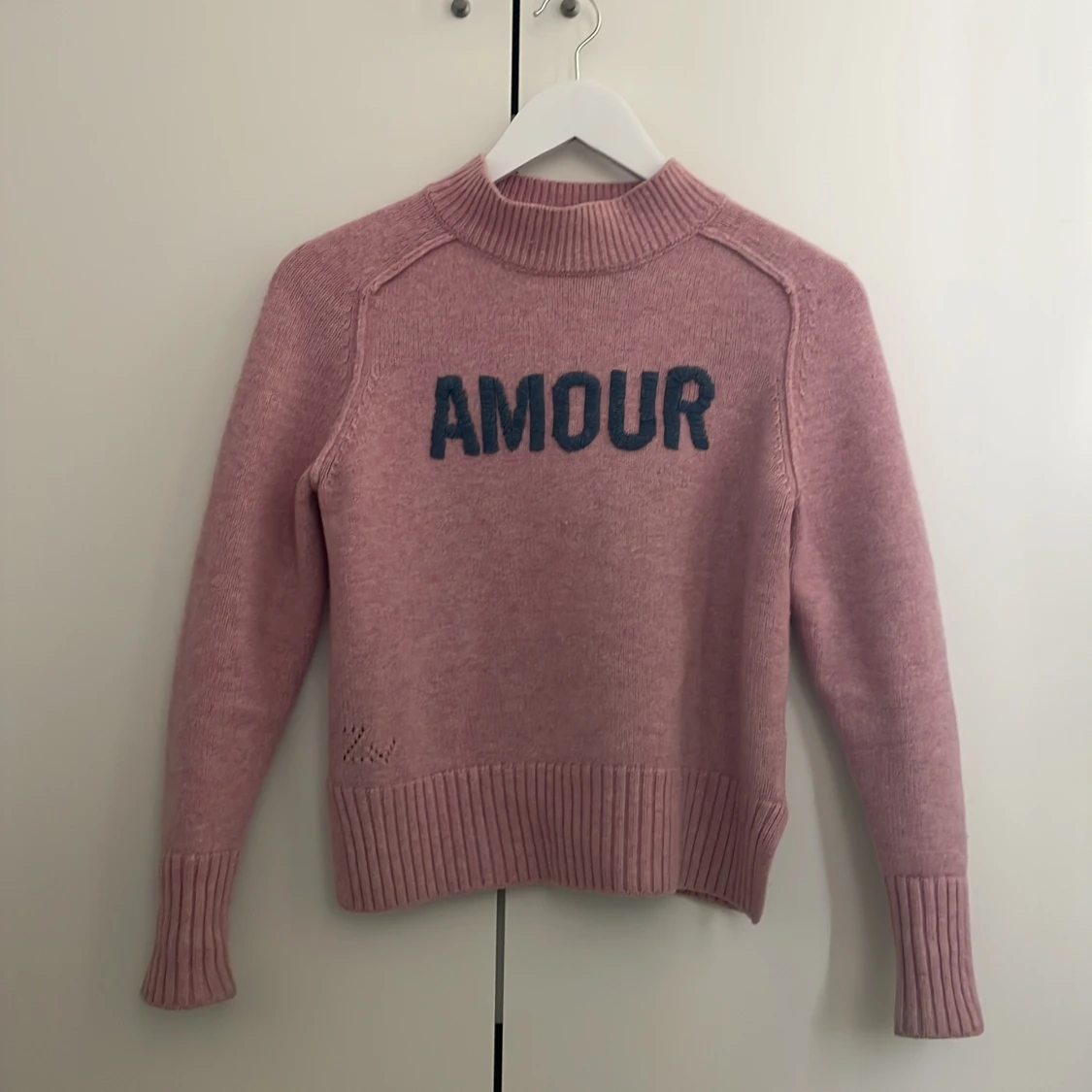 Rosa Zadig tröja med texten 'AMOUR' - 3