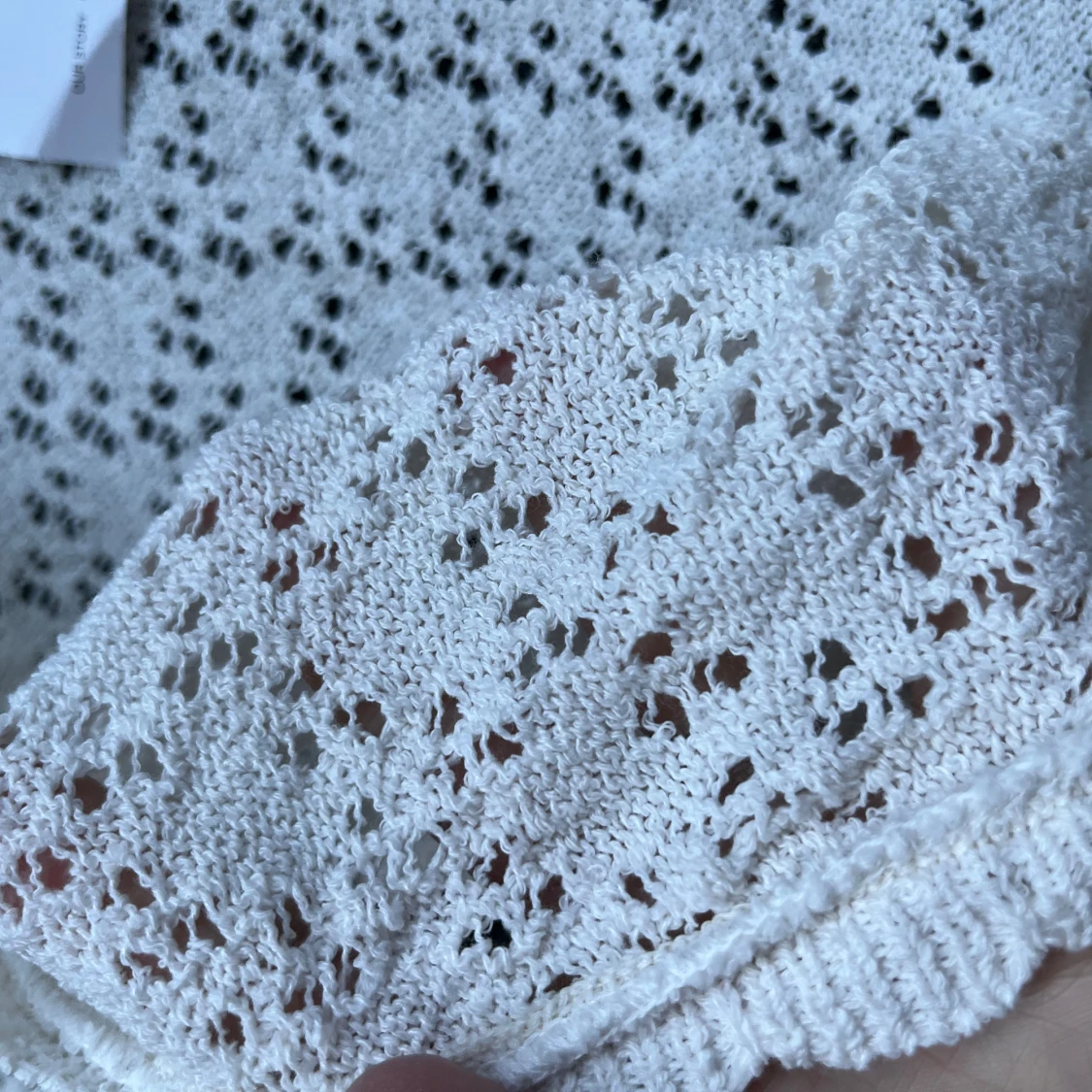 Vit spetskofta från ONLY - 3