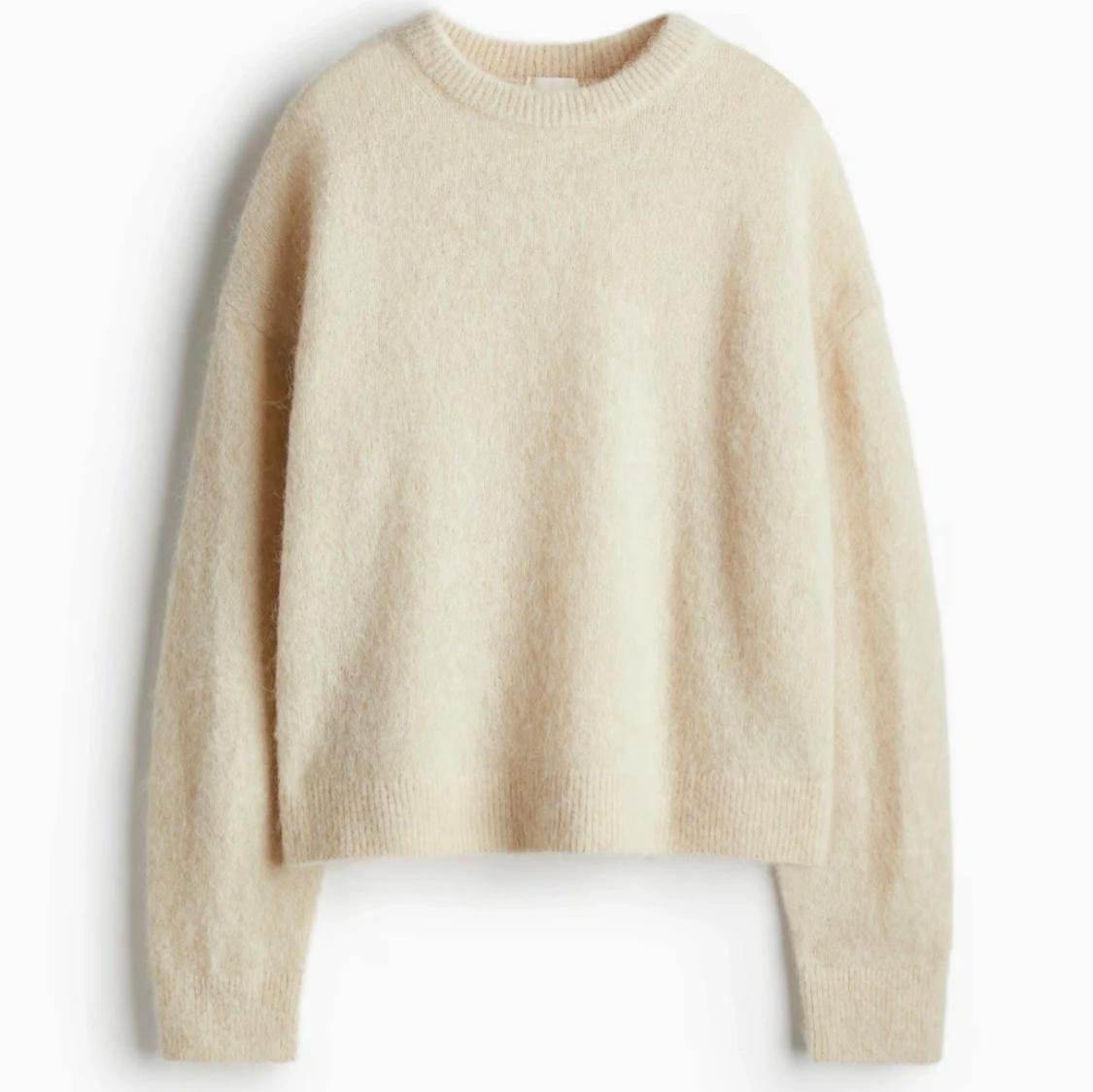 Stickad tröja i ulll/alpacka