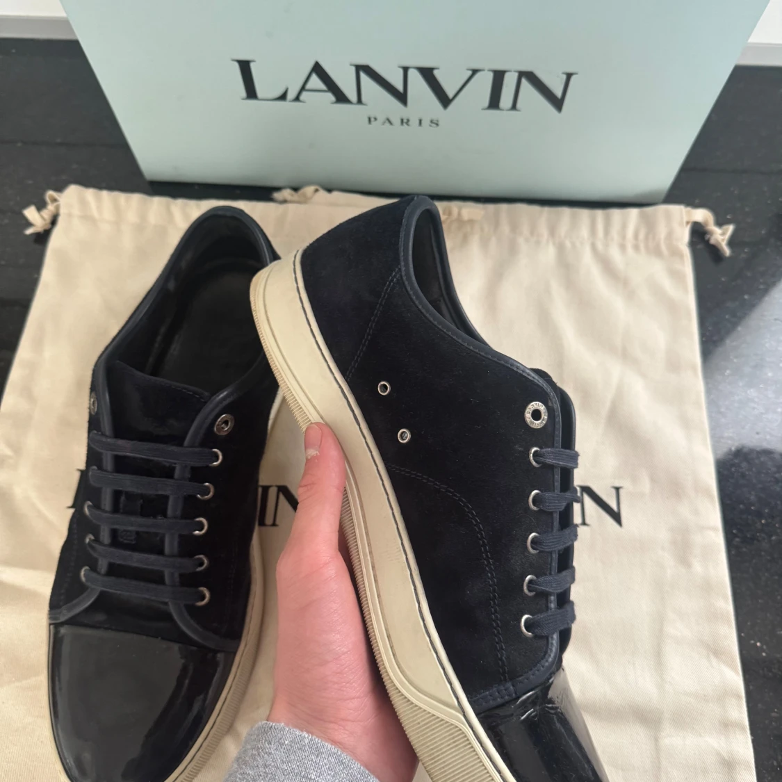 Svarta sneakers från Lanvin - 2