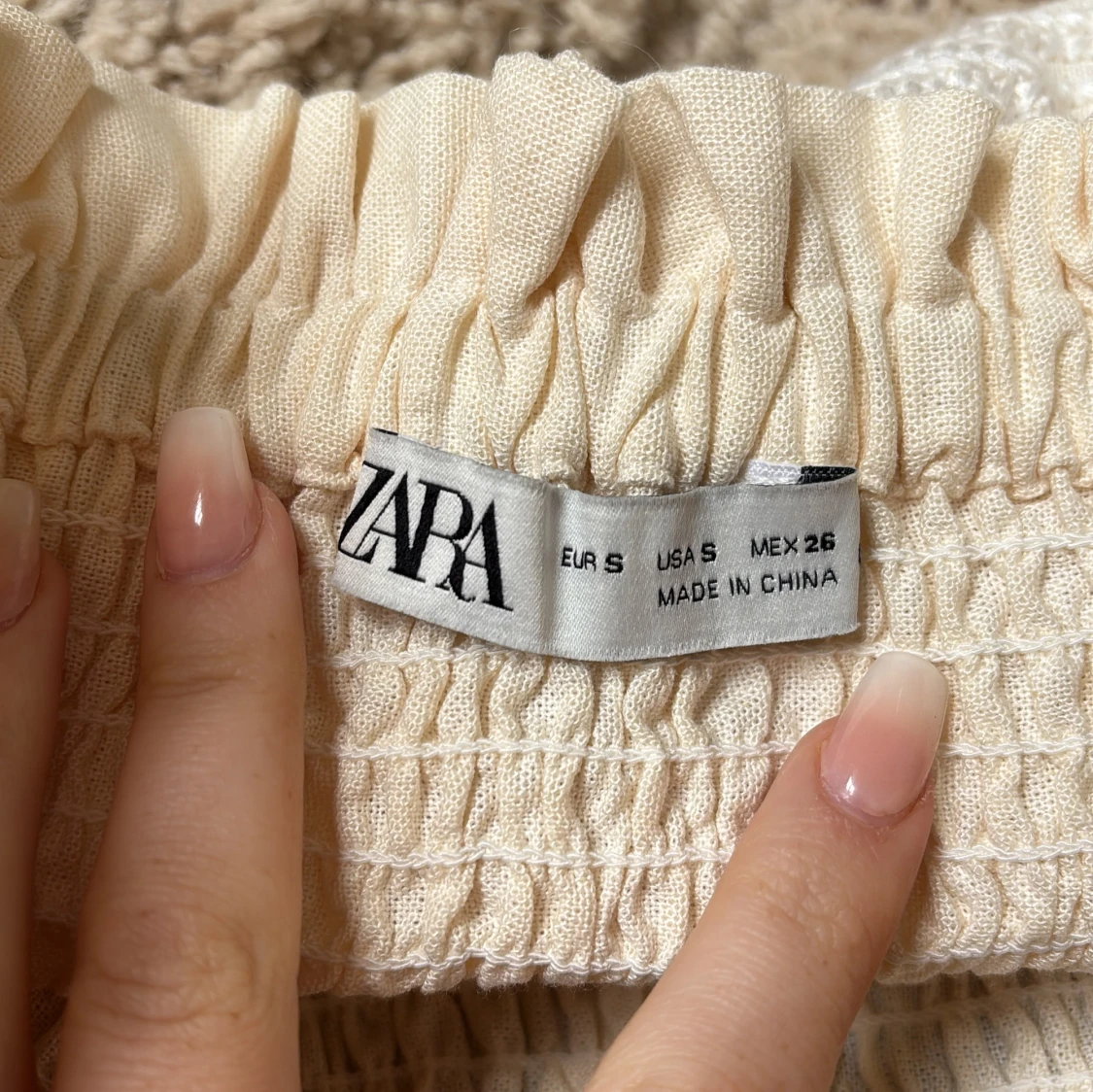 Beige kjol från Zara - 2