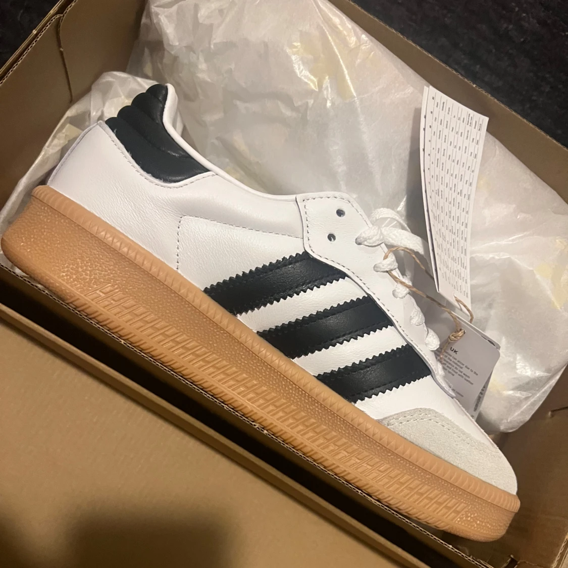 Adidas Samba i vitt och svart - 1