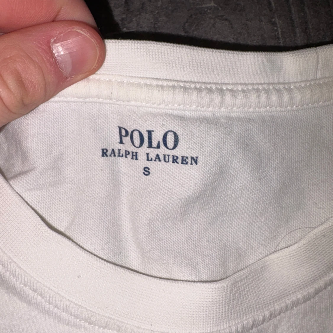 Vit långärmad tröja från Polo Ralph Lauren - 2