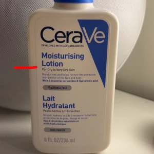 Cerave kräm - Lite mer än hälften kvar