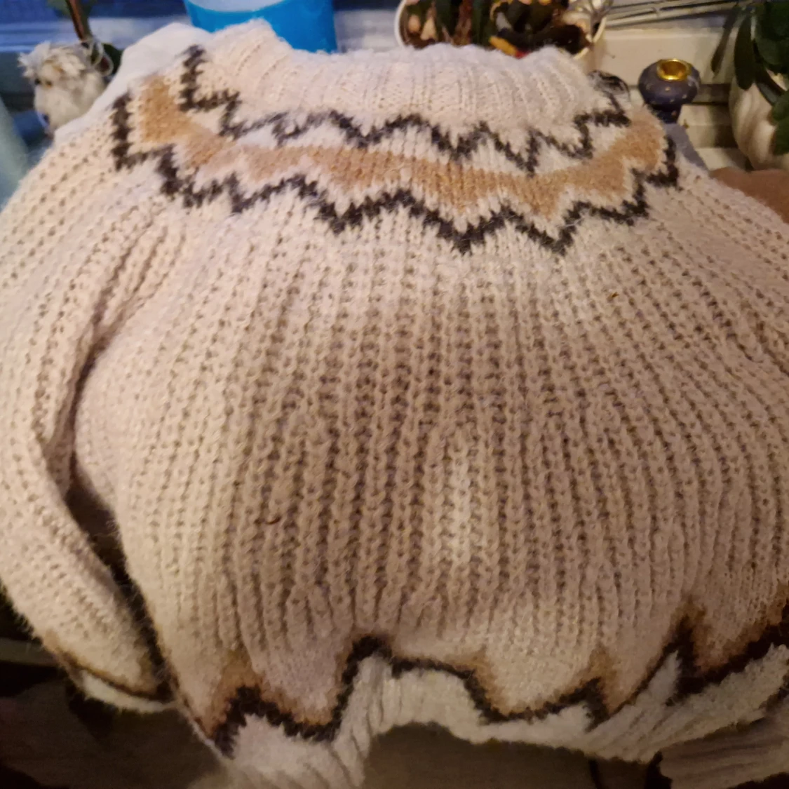 Vit stickad tröja från ONLY - 3