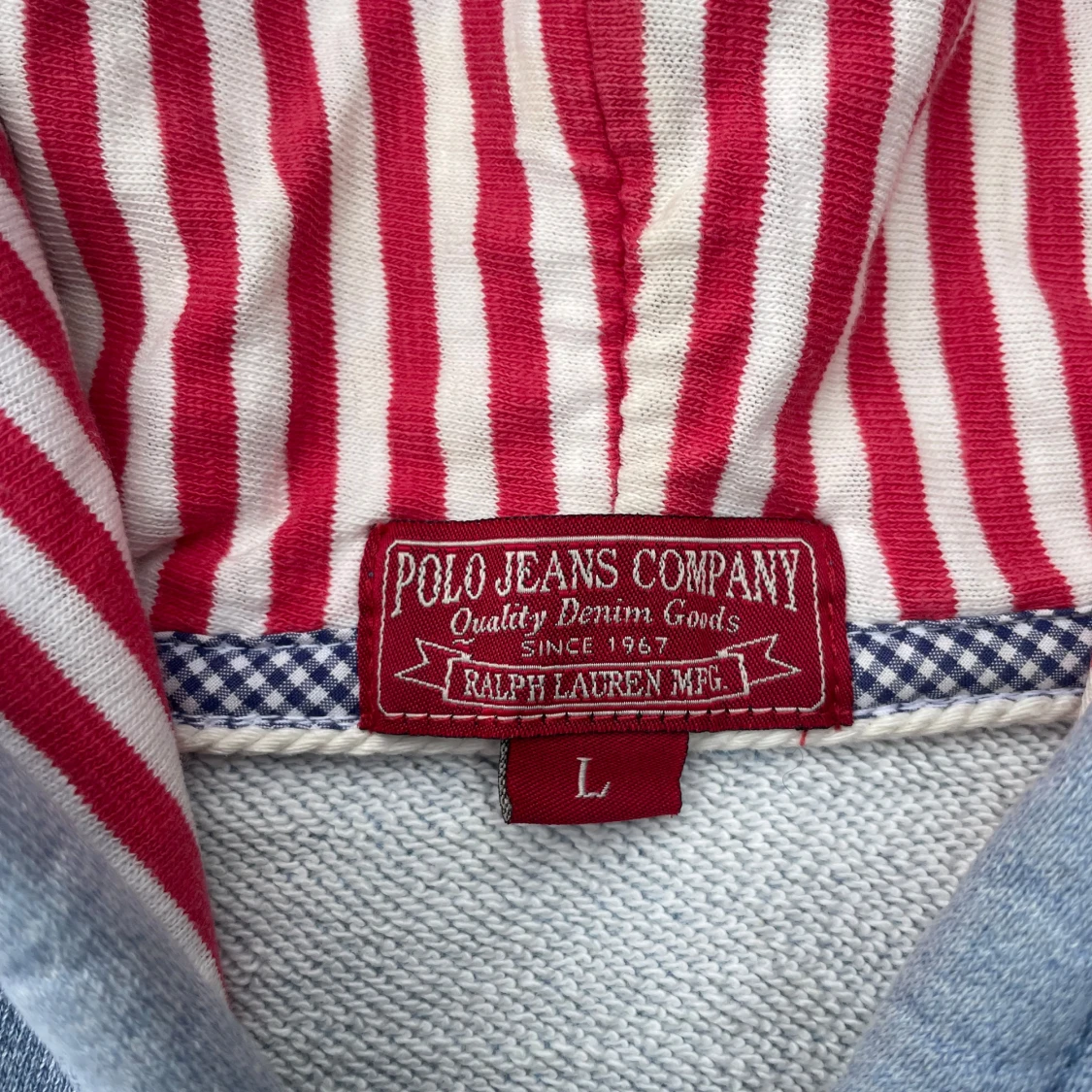 Blå hoodie från Polo Jeans Company - 2