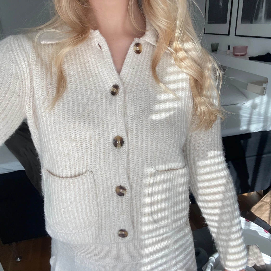 Stickat Set Kofta/kjol - 3