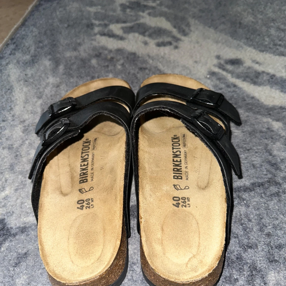 Svarta sandaler från Birkenstock - 1