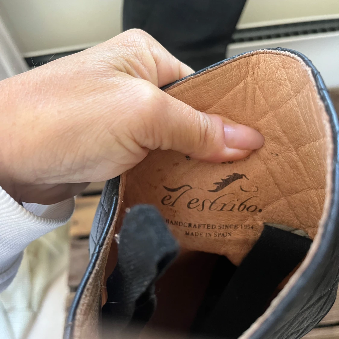 Svarta ridstövlar från El Estribo - 1