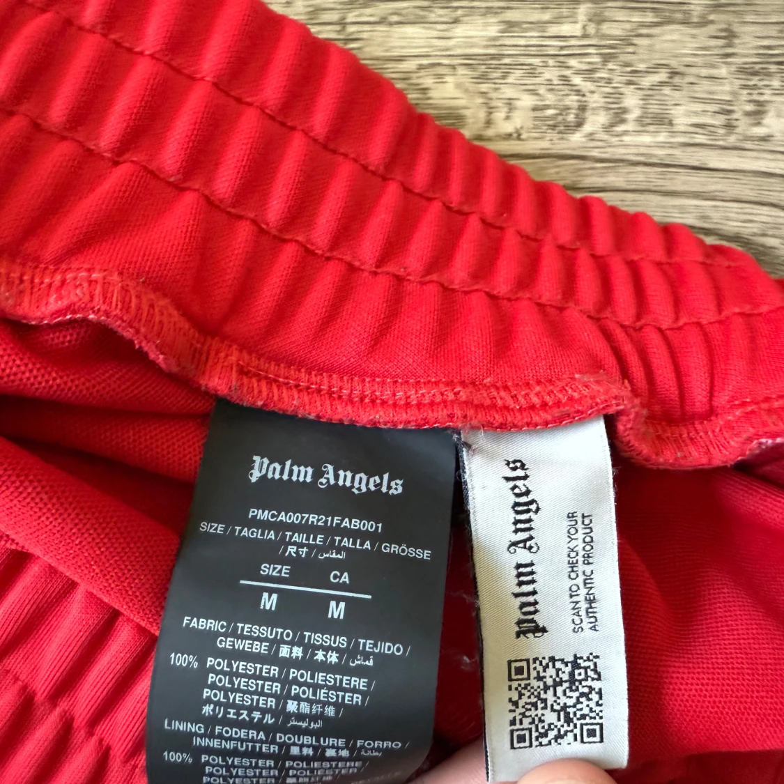Palm Angels röda trackpants M - 2