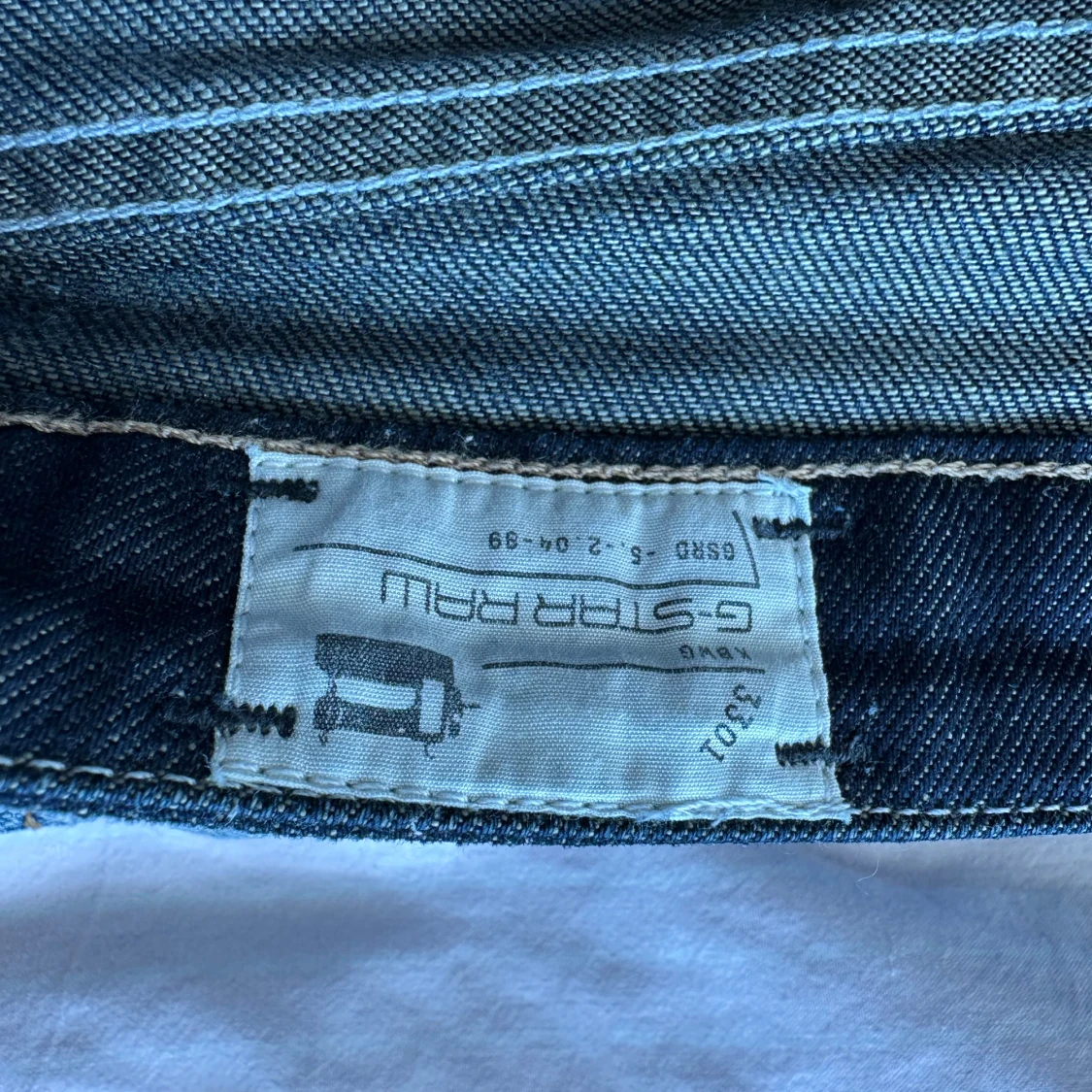 G-Star RAW 3301 mörkblå bootcut jeans - 4