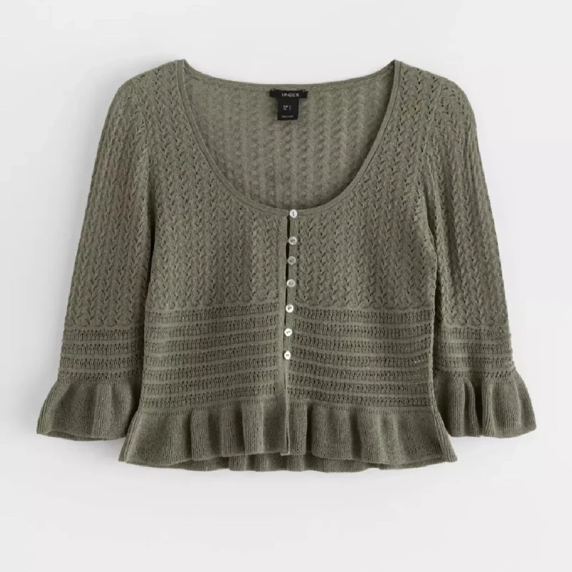 Grön kofta Lindex