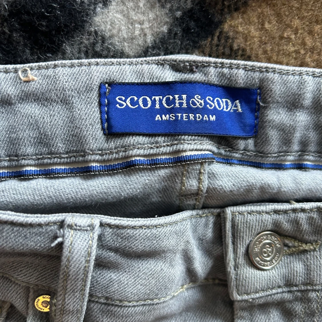 Scotch and soda grå slim jeans  - 1