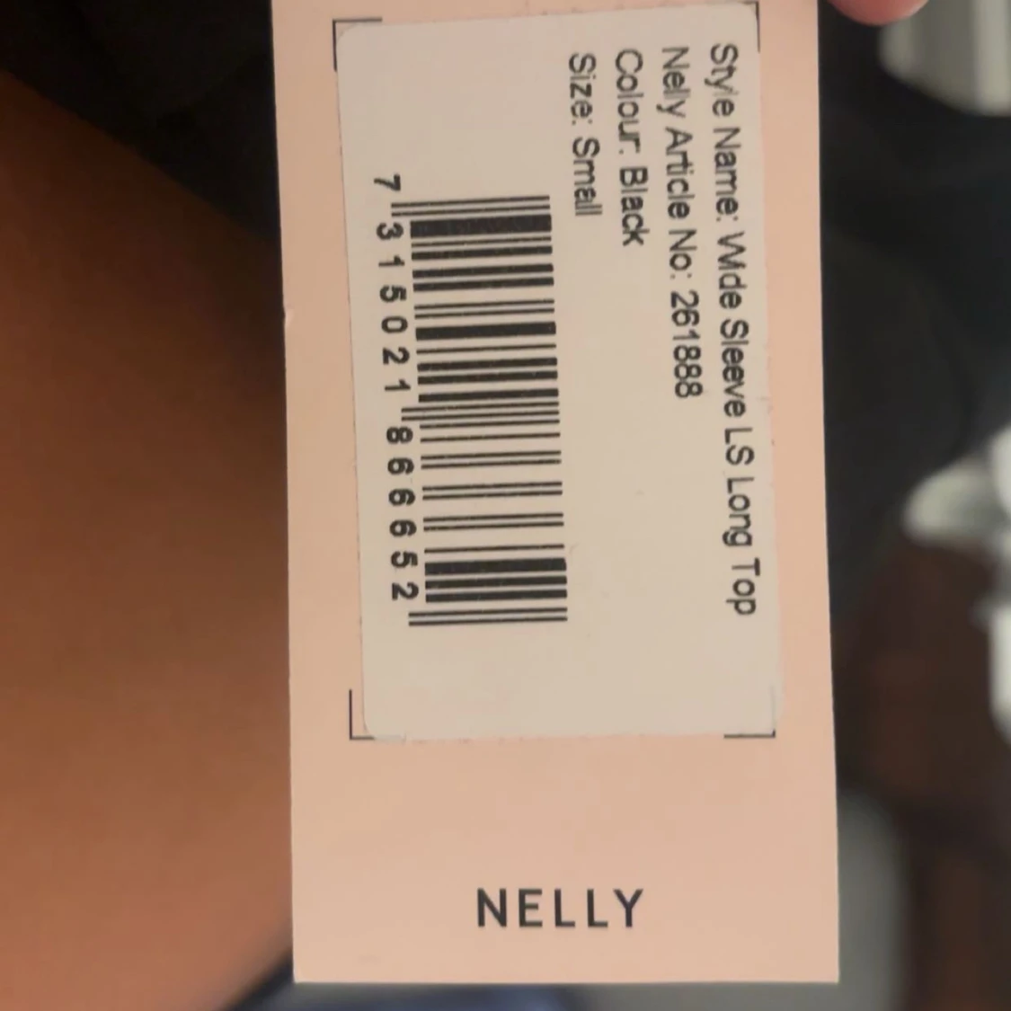 Svart långärmad topp från Nelly - 3