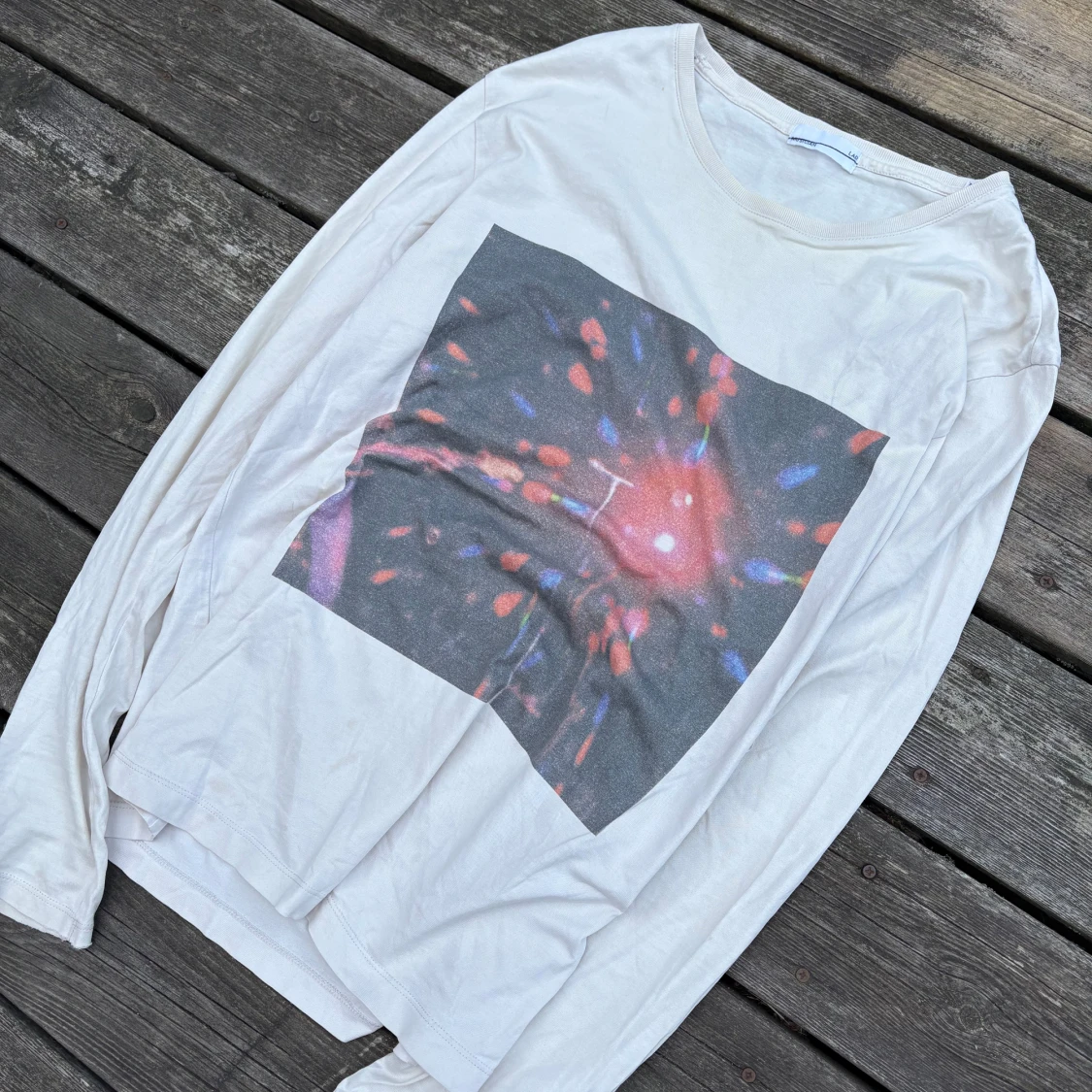 Vit långärmad tröja från Lad Musician - 2