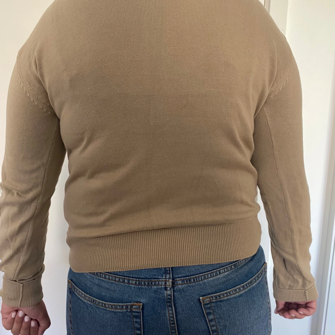 Beige långärmad tröja från Buxbom - 1