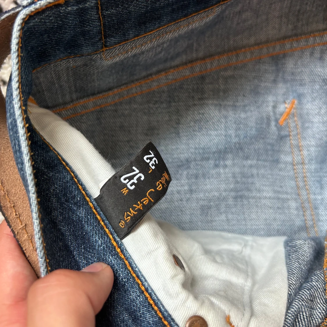 Blå jeans från Nudie Jeans Co W32 - 2