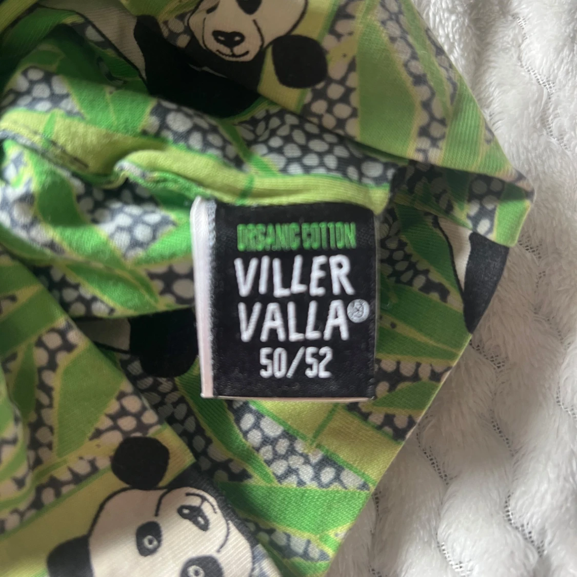 Grön panda-mössa från Villervalla - 2