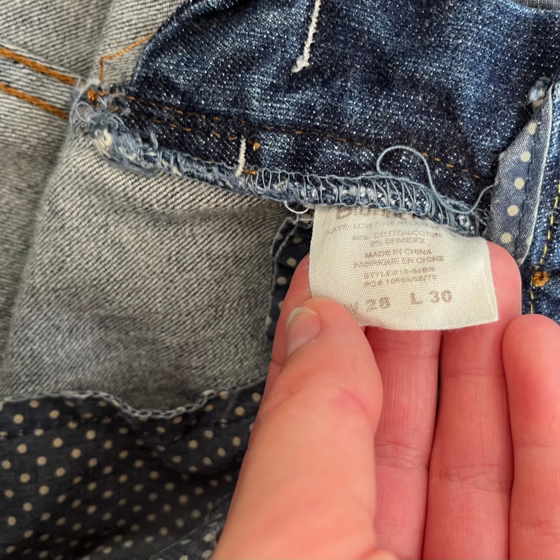 Bluenotes vintage low waisted jeans med söta fickor - 2