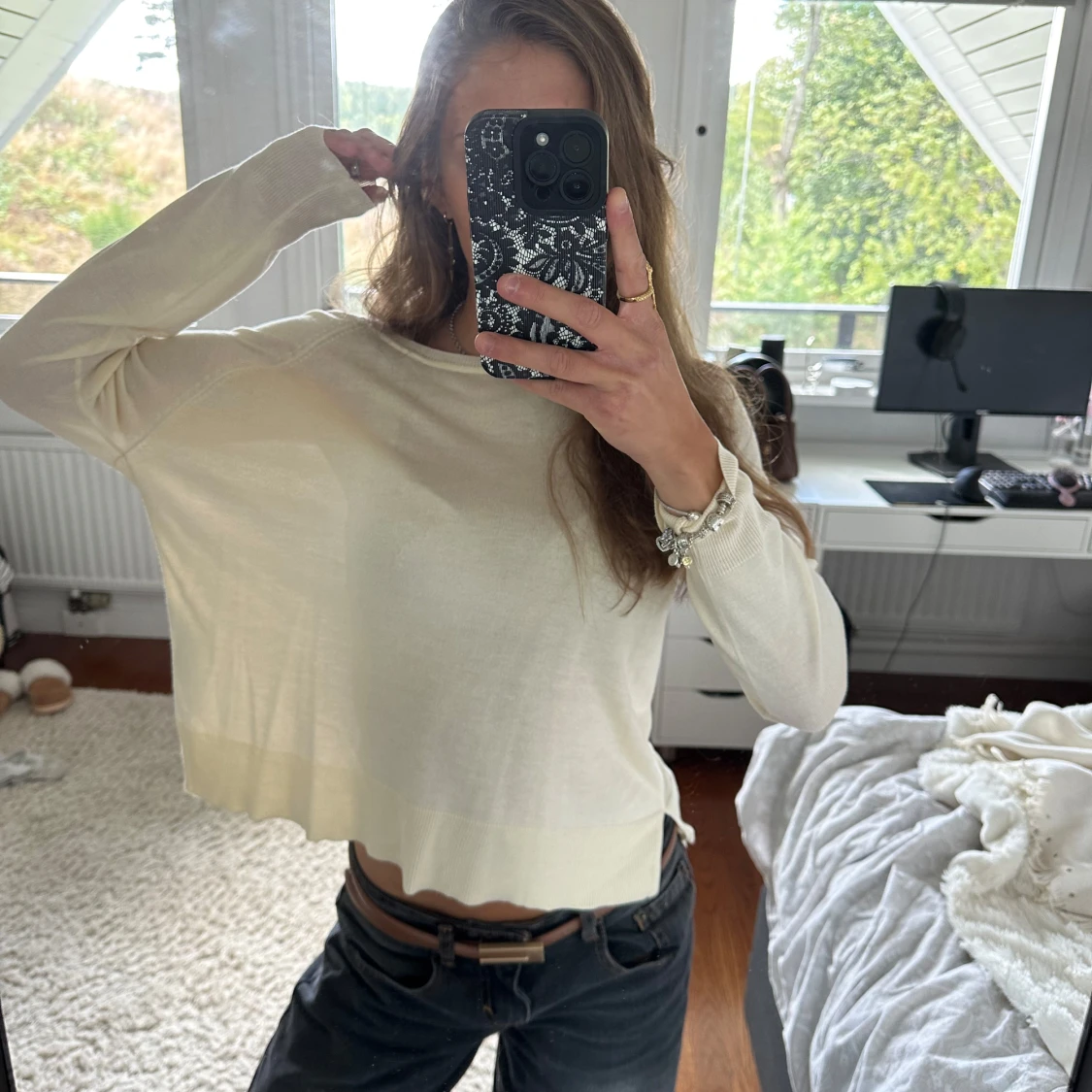Oversized tunn tröja