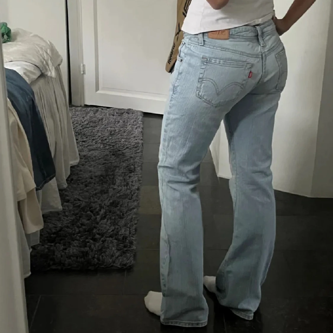 Ljusblå levi’s - 2