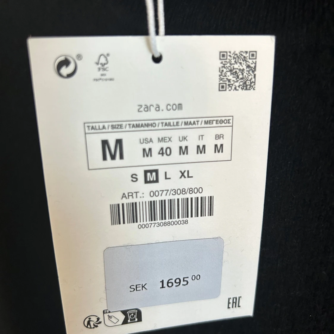 Svart turtleneck i kashmir från Zara - 3