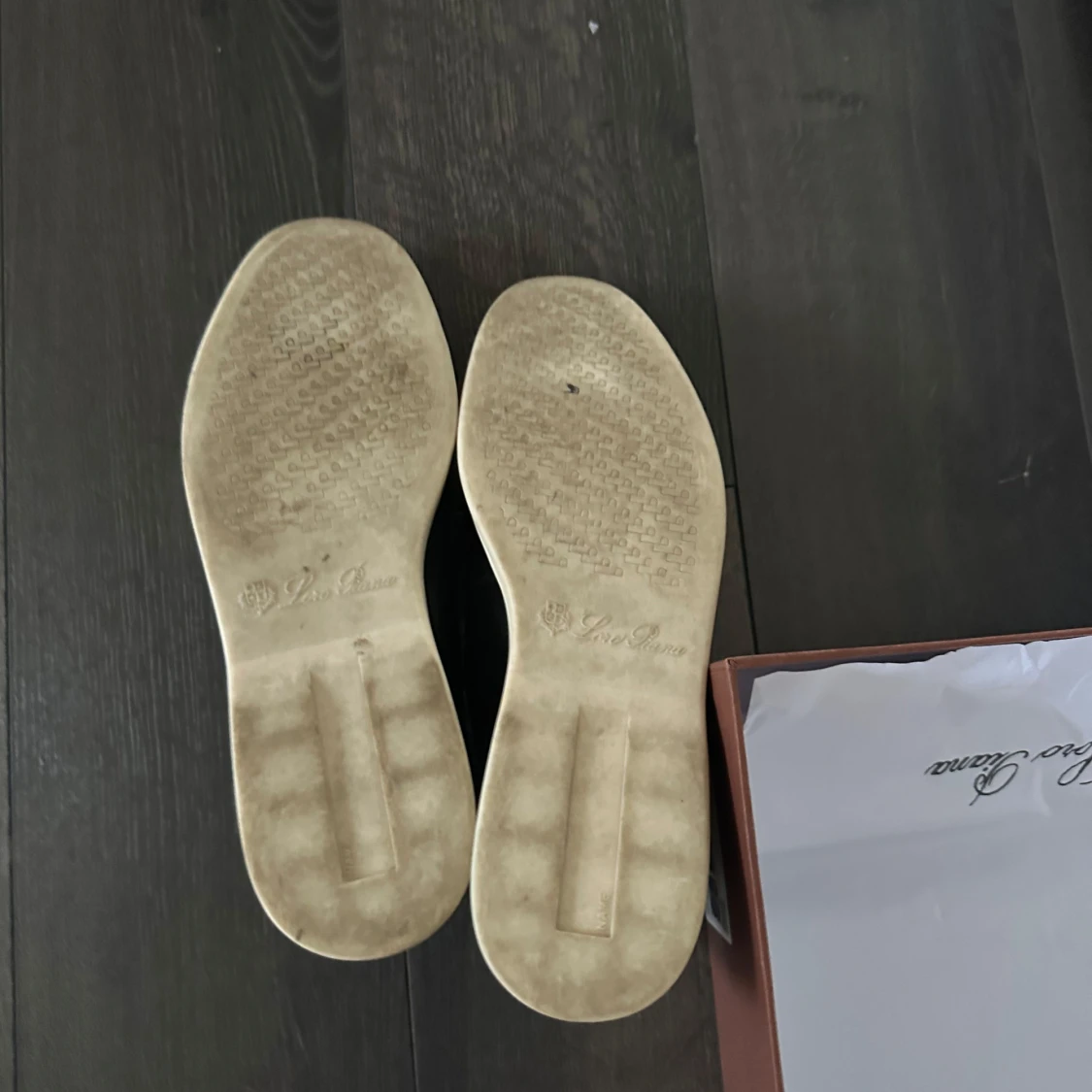 Svarta loafers från Loro Piana - 2