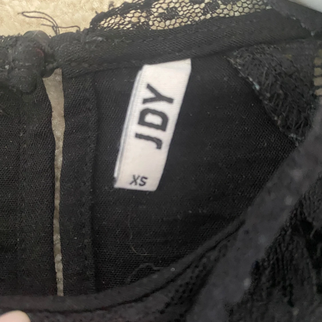 Svart spetsblus från JDY XS - 1