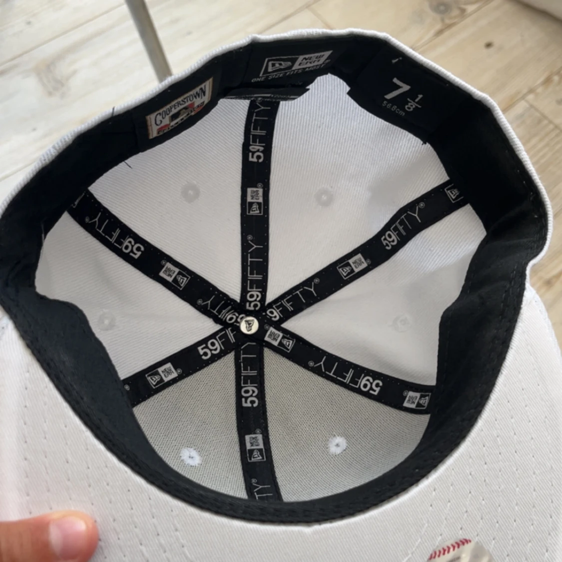 Vit LA-keps från New Era 59FIFTY - 1