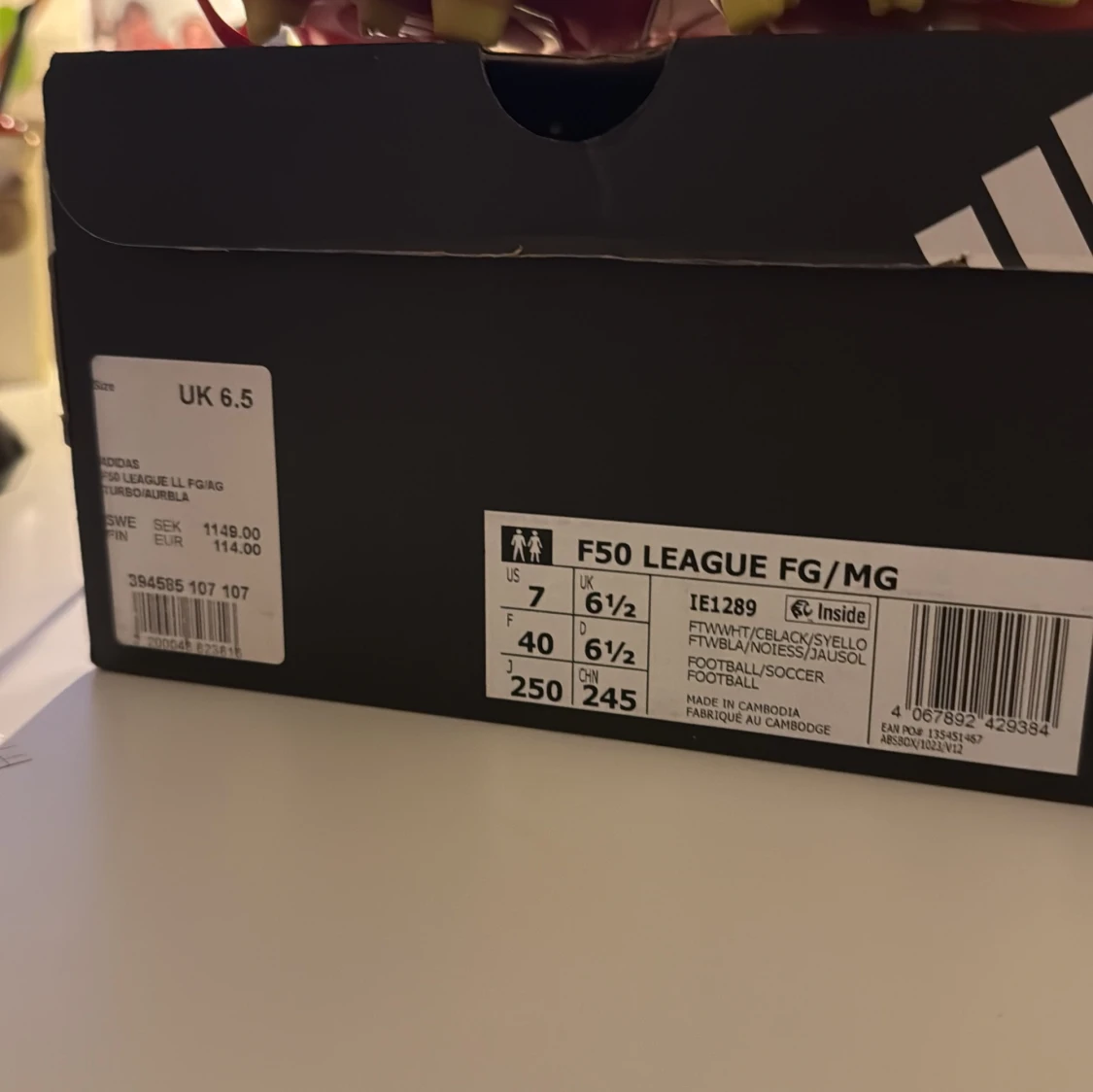 Adidas F50 League FG/MG fotbollsskor - 2