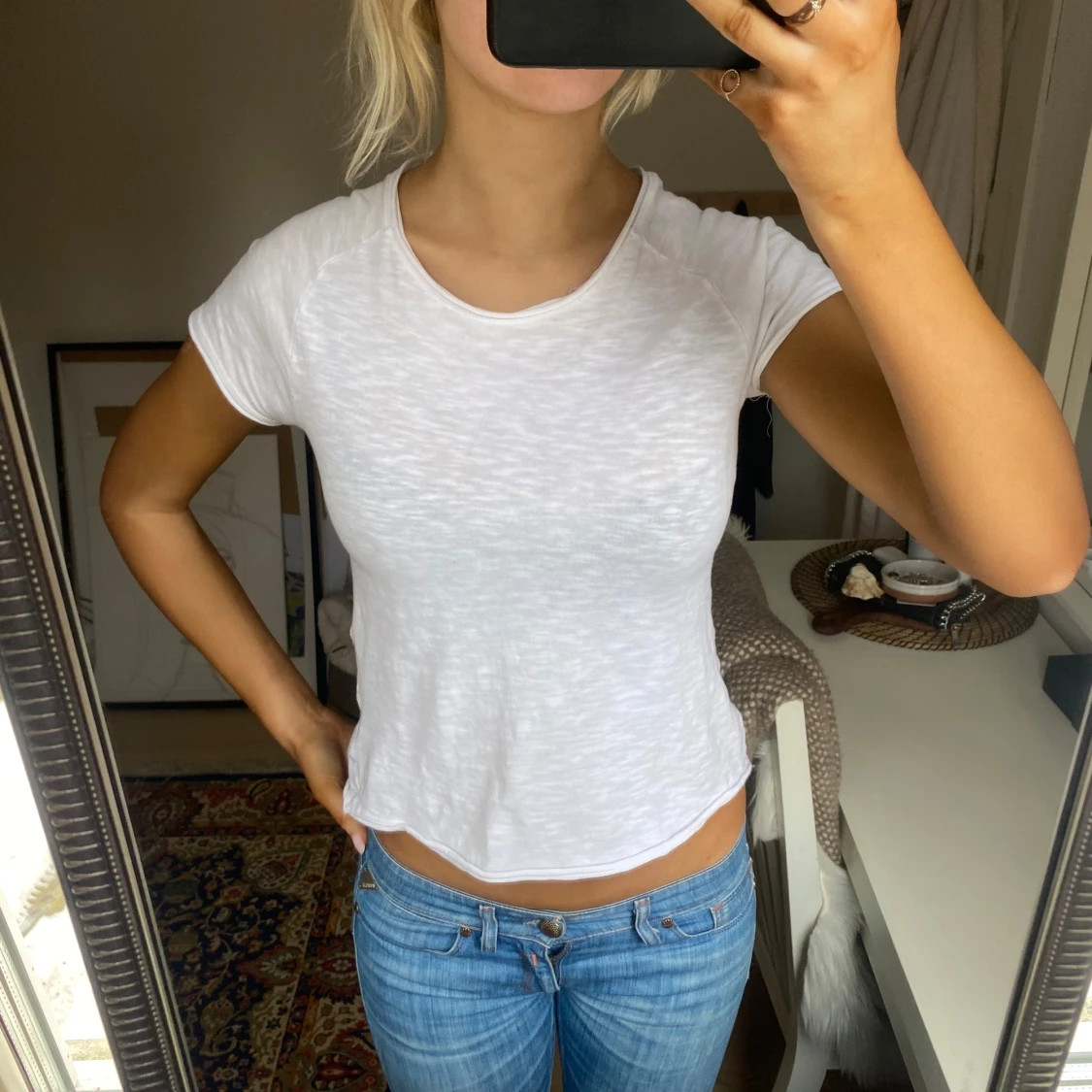 Vit zara tshirt  - 1