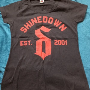 Shinedown t-shirt - Shinedown t-shirt, slim fit. Helt ny, har endast testat den. Mått: längd = 62 cm och bredd = 43 cm