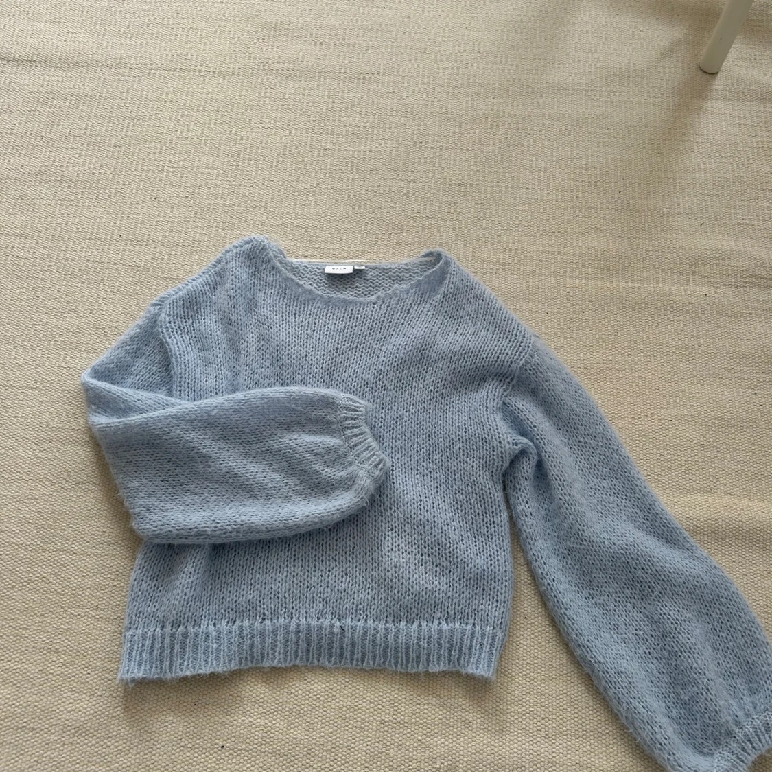 Ljusblå stickad tröja från Vila - 2