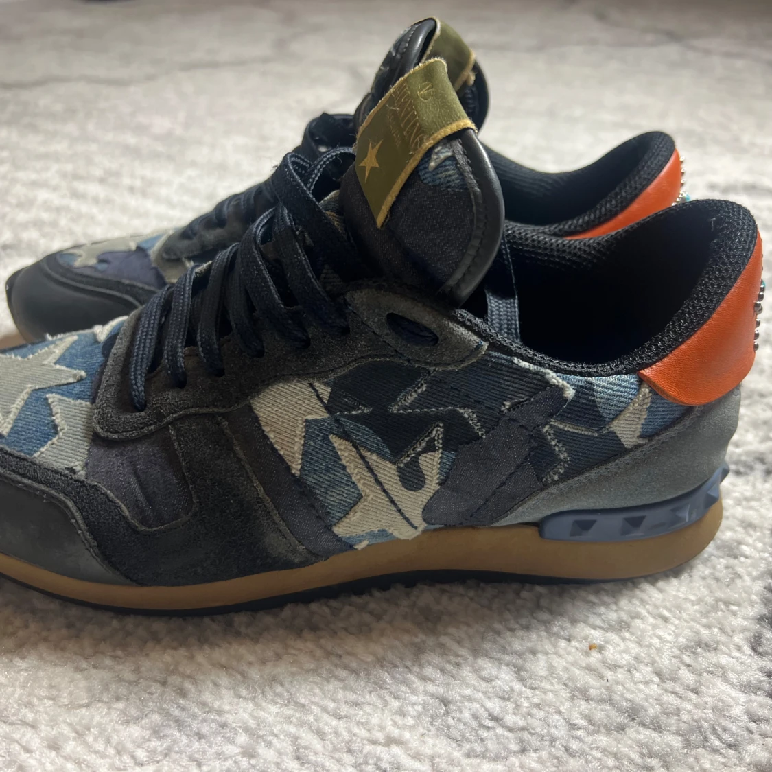 Valentino Rockrunner sneakers med stjärnmönster - 1
